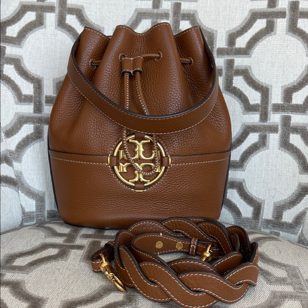 Tory Burch Miller Bucket Leather Bag